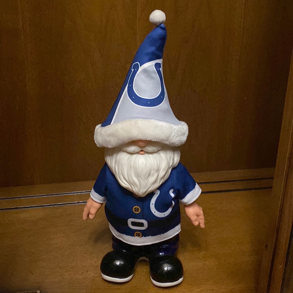 Forever Collectible NFL Colts Gnome